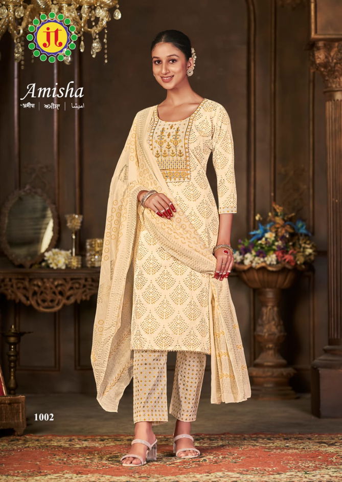 Jt Amisha Printed Designer Readymade Dress Catalog